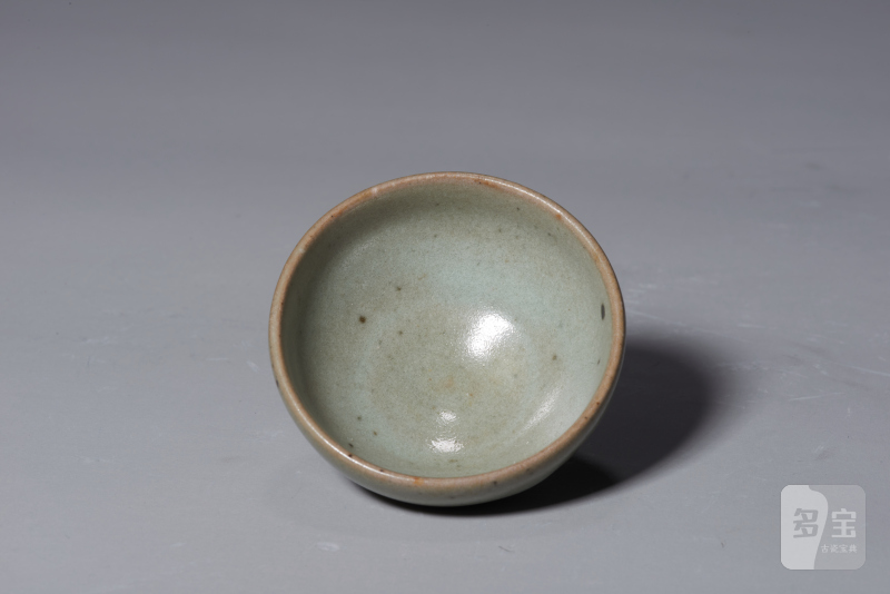 明代 钧窑青釉小杯 - 图5